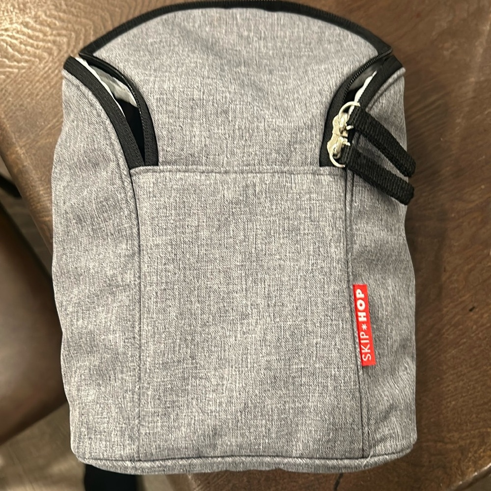 Skip hop insulated baby bottle cooler.